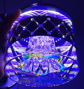 Lampu gantung LED Modern, lampu gantung kaca led untuk meja makan dapur ruang tamu lampu gantung (2260/3 + 1) - Product Image 5