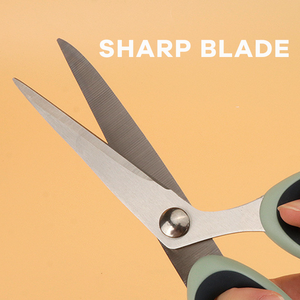 Forbici Professionali da Sarto PINSHUN PH154 in Acciaio Inox, Lama Parzialmente Seghettata, Manico in Plastica Blu+Nero - Product Image 4