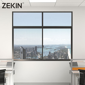 Ventanas y Puertas Corredizas de Doble Vidrio de Aleación de Aluminio Modernas ZEKIN, Vidrio Templado Resistente a Huracanes, Rotura Térmica PA66, Energy Star - Product Image 2