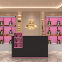 Muebles para Salón de Pelucas, Expositor de Pelucas, Cabeza de Maniquí, Expositor de Extensiones de Cabello, Vitrina para Pelucas, Mostrador de Recepción Personalizado