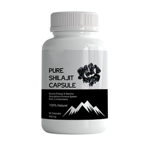 Oem Shilajitカプセル微量ミネラルとマグネシウム塩が豊富なフミン酸フルボ酸エキスShilajit樹脂カプセル - Product Image 1