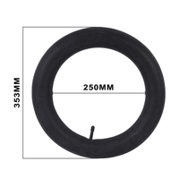 JFG 14*2.5 pièces de moto avant chambre à air arrière tube gonflé antidéflagrant 14.2.5 valve coudée ou droite caoutchouc butyle