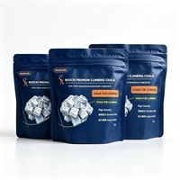 Carbonate de magnésium blanc en blocs et en poudre pour la gymnastique, la pole dance, la voile aérienne, le studio de gym, 100g, 200g, 300g
