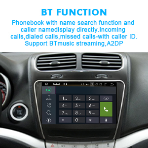 10,4-Zoll-Android-Autoradio für Dodge Journey 2011-2020 mit GPS-Navigation, Multimedia-<span class=keywords><strong>Player</strong></span>, Wireless CarPlay, DSP, 4G LTE und WLAN - Product Image 4