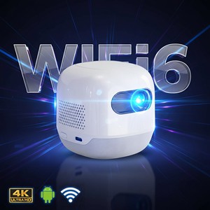 2025 nouvelle arrivée M2 Smart Android 13.0 Mini <span class=keywords><strong>Cube</strong></span> Pocket DLP Projecteur LED 4K Vidéo Beamer Avec Batterie Rechargeable Intégrée - Product Image 1
