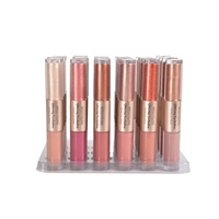 Brillant à lèvres créatif personnalisable, votre propre marque, brillant à lèvres, formule vegan, tube carré blanc, kit, vente en gros