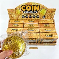 Jouet anti-stress Maltose Golden Dollar à presser, scintillant, à récupération lente, cadeau