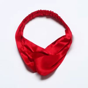 Pure Satin Hair Tie Elastic 100% Mulberry-Premium Quality Silk <b>Headband</b> - Product Image 2