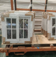 Fenêtres coulissantes en vinyle à double vitrage avec moustiquaire, en PVC, verre Low-E à économie d'énergie pour maisons, portes et salles de bain, certifiées Energy Star