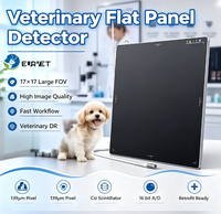 Détecteur de panneau plat à rayons X pour équipement vétérinaire EUR VET avec conversion A/D 16 bits et imagerie haute résolution