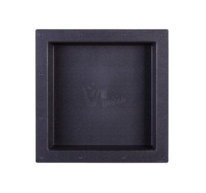 رف حمام مربع مدمج مقاوم للماء مقاس 17 × 17 بوصة من البلاستيك ABS للفنادق والمنازل - Product Image 4