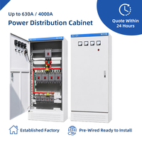 Armoire de distribution d'énergie basse tension industrielle, appareillage électrique monté au sol, panneau de commande électrique pour chantier