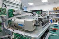 Moteur à engrenages micro AC JIUHONG avec frein, 220V monophasé, étanche, pour l'automatisation et l'outillage