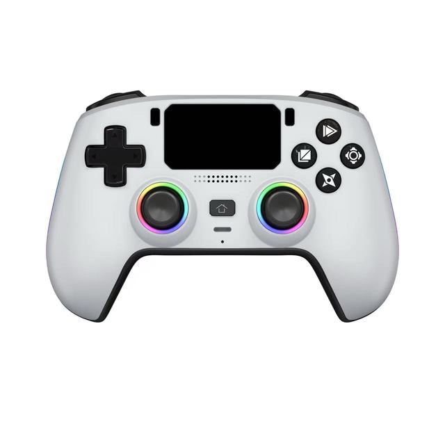 Multifunctional RGB Lightning LED Wireless vibration Hall Joysticks PC Gaming Controllers