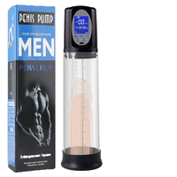 Bomba de Pene Eléctrica Recargable por USB, Juguetes Sexuales para Adultos, Agrandador Automático para Hombres, Bomba Extensora Ecológica, Resistente al Agua para Uso Diario, Erección