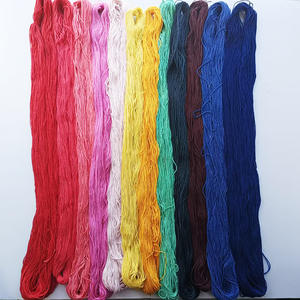 Filo per Ricamo Thorn Tinto a Mano 100 Metri 0,8mm Cotone Rosso - Product Image 1