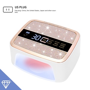 Lampe à ongles UV LED sans fil 168W, alimentée par batterie, séchage rapide du vernis gel pour manucure professionnelle - Product Image 6