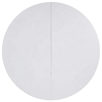 Table Ronde Pliante en Plastique Blanc de 1,80 m pour 10 Personnes, Vente en Gros, Idéale pour Événements Extérieurs, Fêtes, Banquets et Mariages