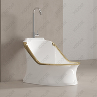 Kidoir vente en gros islamique niveau unique porcelaine céramique musulman Wudumate lave-pieds évier ablution Wudu bassin au Royaume-Uni à vendre