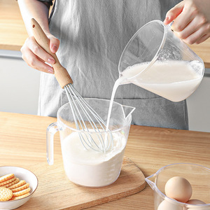 Measuring Cup With Graduations 300ML 600ML 1000ML Heat Resistant <b>PS</b> Material For Baking Kitchen Use - Product Image 1