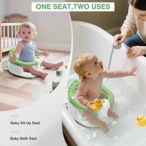 Siège de <span class=keywords><strong>bain</strong></span> pour bébé avec coussin doux et design compact, pour bébés de 6 mois et plus, siège de <span class=keywords><strong>bain</strong></span> antidérapant pour s'asseoir, siège de <span class=keywords><strong>bain</strong></span> pour tout-petit - Product Image 2