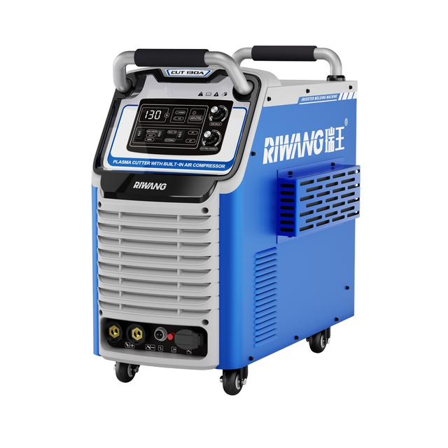 CUT130A Portable CNC Plasma Cutter Machine with Built-in Air Compressor for Welding Steel & Aluminum Easy to Use