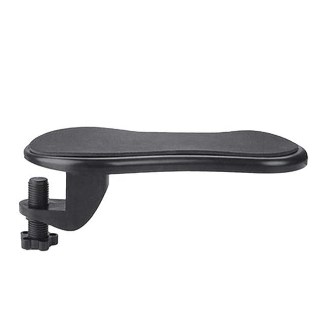 Attachable Home Office Mouse Pad Health Care Rotating Computer Arm Rest Pad, Ergonomic Adjustable PC Wrist Rest Extender, Desk