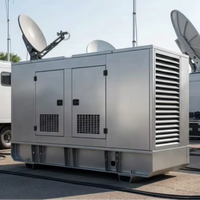 Générateur diesel mobile sur remorque, super silencieux, 30 kW, 30 kVA, portable avec quatre roues, ATS, 60 Hz