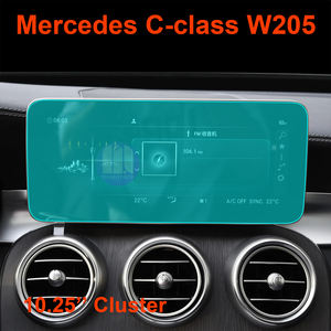 Pour Mercedes Benz Classe C C260 C200 W205 W206 2019 2025 Film de protection en verre trempé pour tableau de bord et écran multimédia central - Product Image 6