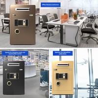 Tirelire de caisse enregistreuse d'empreintes digitales à monnayeur commerciale et domestique pour le stockage sûr de la réception des sociétés financières d'hôtels