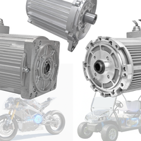 Motor DC Resolver IP67 72V 7.5KW 7500W untuk Conveyor Belt PMSM 4000W hingga 20000W 15HP Hairpin Winding 3000 hingga 7000 RPM 20 hingga 85 Nm