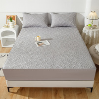 Diamond Check 100% Protège-matelas imperméable Taille unique Matelas Protecteur de punaises de lit Drap-housse matelassé