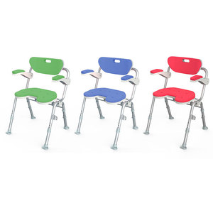 Chaise de douche pliable en alliage d'aluminium, style japonais, antidérapante, pour personnes âgées et femmes enceintes - Product Image 3