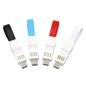 Câble de données 1 à 3 avec embouts magnétiques au design unique, idéal pour le branding et les cadeaux promotionnels - Product Image 3