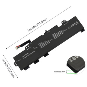 Batterie d'ordinateur portable TT03XL pour HP EliteBook 850 G5 <span class=keywords><strong>G6</strong></span> <span class=keywords><strong>ZBook</strong></span> <span class=keywords><strong>15U</strong></span> HSTNN-UB7T HSTNN-LB8H DB8K 932824-2C1 933322-855 BD12174 - Product Image 4