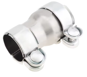 Collier de serrage pour raccord de tuyau d'échappement, réducteur 45mm à 51mm, en acier inoxydable, pour double sortie d'échappement - Product Image 3