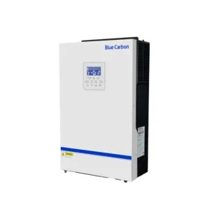 Produk populer gelombang sinus murni Inverter isi daya matahari 5kW Panel baterai Off Grid Hybrid AC 48v fase tunggal