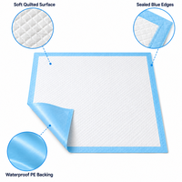 Alèses absorbantes jetables pour chiots, surface diamantée Dry-Touch, noyau haute capacité, protection anti-fuite pour l'apprentissage à la propreté à domicile
