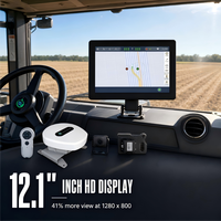 Système de direction automatique AS812 RTK, GNSS, tracteur, agriculture de précision, précision centimétrique, guidage en ligne droite, GPS