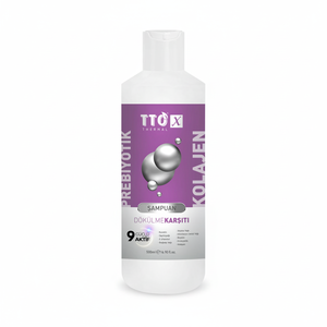 Shampoo prébiotique et collagène TTO-X anti-chute de cheveux, hydratant et nourrissant 500 ml - Product Image 2