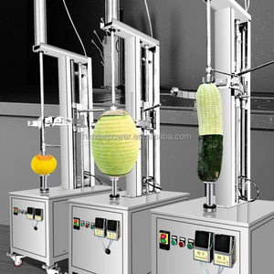 Pelador de sandía de cabeza simple y doble Máquina peladora automática de frutas de acero inoxidable - Product Image 1