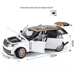 <b>Range</b>-Rover Autobiography SV New Metal Diecast Car 1:18 Scale Luxury SUV Model with Openable Doors Sound & Light Effects - Product Image 5