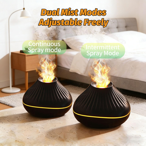 Nouveau Diffuseur d'Arômes à Brume Froide Ultrasonique USB Mini Flamme Humidificateur d'Air à Huiles Essentielles - Product Image 5