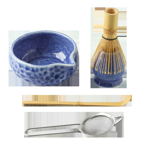 Juego de Matcha Zen Asiático de 4 Piezas al por Mayor: Batidor de Bambú, Cuchara de Té, Tazón de Cerámica con Boquilla y Soporte <span class=keywords><strong>para</strong></span> Chasen <span class=keywords><strong>para</strong></span> Uso en Cocina - Product Image 5