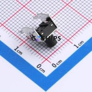 TC1104N26075 Tactile Switch Through hole Component (THT),7.2x6mm Switch Single Pole Single Throw Round Button 2.6N 7.5mm - Product Image 2