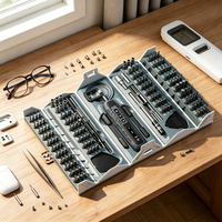 Ensemble de tournevis électriques rechargeables avec embouts multi-types, kit d'outils de réparation de précision pour l'entretien des ordinateurs portables, des montres et des appareils photo