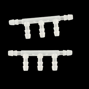 Chang En 4.8MM耐腐食性食品グレードチューブコネクタ5ウェイプラスチックジョイント4ウェイ5ウェイ接続 - Product Image 1