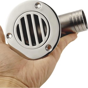 Marine Floor Drain 4.5 In Stainless Steel 316 Anti Corrosion Compression Fit Boat <b>Yacht</b> RV Drain Outlet - Product Image 1