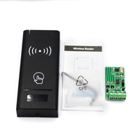 Lector RFID Inalámbrico 125Khz para Tarjetas EM/13.56Mhz, Sistema de Control de Acceso para Exteriores WR1