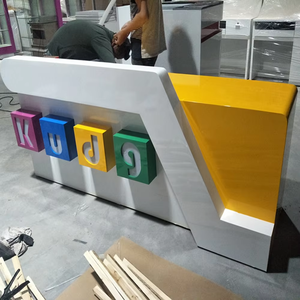 <span class=keywords><strong>Recepcionista</strong></span> escolar Wood Hotel Company Oficina Mostrador de recepción Mostrador para Institución Educativa - Product Image 3